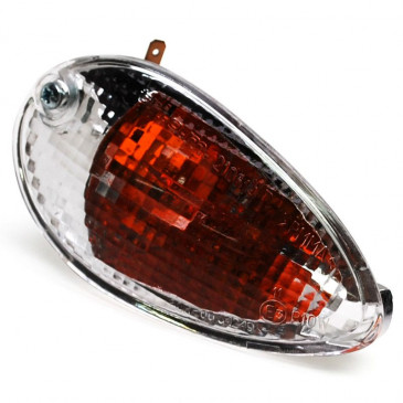 TURN SIGNAL FOR MAXISCOOTER PIAGGIO 125 LIBERTY 2000> FRONT/RIGHT TRANSPARENT (582093) (CEE APPROVED) -SELECTION P2R- 8430525072862