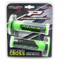 GRIP- PROGRIP OFF ROAD 801 DUAL DENSITY FLUO GREEN/BLACK 115mm (PAIR) (CROSS/MX) 0801766065544