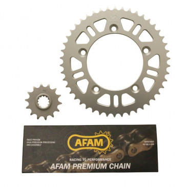 CHAIN AND SPROCKET KIT FOR KTM 65 SX 2011>2020 420 14x46 -AFAM- 5400598048609