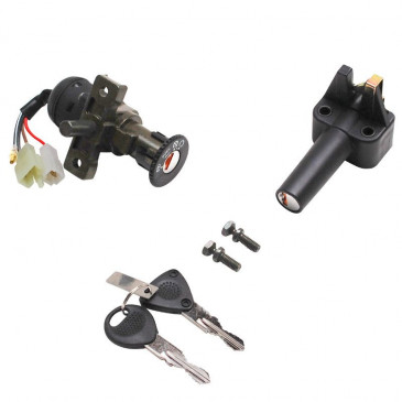 IGNITION SWITCH FOR SCOOT MBK 50 BOOSTER 1990>2002/YAMAHA 50 BWS 1990>2002 (5 WIRES) (WITH SEAT LOCK) -QUALITE PREMIUM- 3700948057957