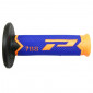 REVETEMENT POIGNEE PROGRIP MOTO OFF ROAD 788 TRIPLE DENSITE SPECIAL EDITION FLUO DESIGN ORANGE FLUO/BLEU/NOIR CLOSED END 115mm (CROSS/MX) (PAIRE) 0801766078285