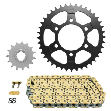 CHAIN AND SPROCKET KIT FOR KAWASAKI 1000 Z ABS 2007>2009 (STEEL) 525 15x40 (SPROCKET Ø 80/104/10.5) (OEM SPECIFICATION) -AFAM- 5400598041242