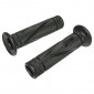 GRIP- PROGRIP ON ROAD 837 SINGLE DENSITY BLACK 122mm OPEN END (PAIR) (ROAD BIKE) 0801766085214