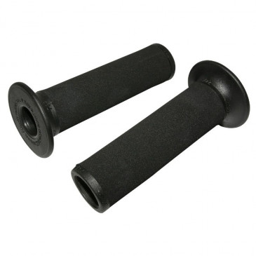 GRIP- PROGRIP ON ROAD 722 SINGLE DENSITY FOAM BLACK 125mm OPEN END (PAIR) (ROAD BIKE) 0801766085788