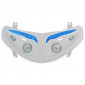 DOUBLE OPTIQUE SCOOT REPLAY RR8 POUR PEUGEOT 50 SPEEDFIGHT-II BLANC AVEC LEDS BLEU ** 3700948033609