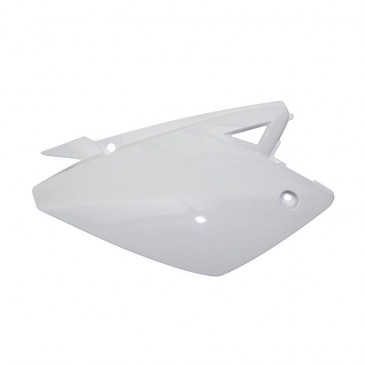 REAR SIDE COVER FOR 50cc MOTORBIKE RIEJU 50 MRT 2009>, MRT ENDURO 2009>, MRT PRO 2009>, MRT SM 2009> GLOSS WHITE RIGHT (SOLD PER UNIT)- SELECTION P2R 3700948103876