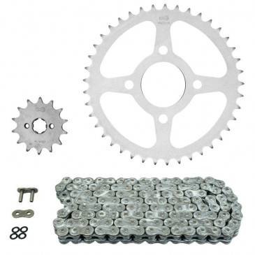 KIT CHAINE ADAPTABLE HONDA VT 125 C SHADOW 1999>2008 520 14x41 (DIAM COURONNE 58/90/10.5) (DEMULTIPLICATION ORIGINE) -AFAM- 5400598029134