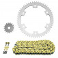 CHAIN AND SPROCKET KIT FOR YAMAHA 125 TDR 1999>2005 428 16x57 (OEM SPECIFICATIONS) -AFAM- 5400598033650