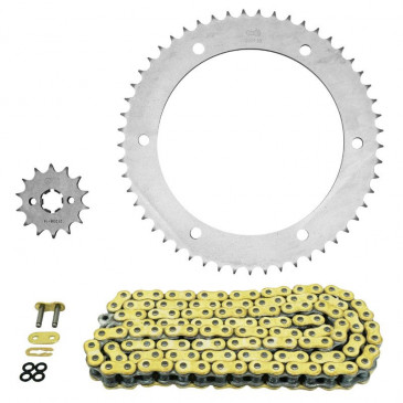 CHAIN AND SPROCKET KIT FOR YAMAHA 125 WR R 2009>2016 428 14x53 (Ø SPROCKET 152/175/8.5) (OEM SPECIFICATIONS) -AFAM- 5400598033728