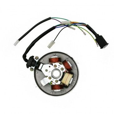 STATOR ALLUMAGE CYCLO ADAPTABLE PEUGEOT 103 ELECTRONIQUE 6V AVEC CAPTEUR ET PLATINE -P2R- 3700948104866