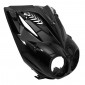 FRONT FAIRING FOR SCOOT MBK 50 STUNT/YAMAHA 50 SLIDER GLOSS BLACK (FOR HEADLIGHT)- SELECTION P2R 3700948049501