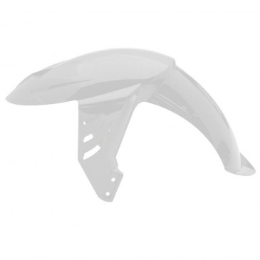 FRONT MUDGUARD FOR SCOOT PEUGEOT 50 LUDIX 10 INCHES WHEEL -GLOSS WHITE- 3700948048337