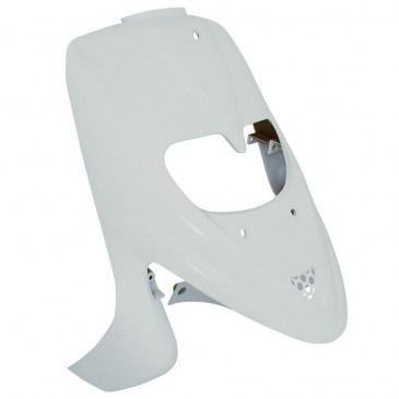 CARENAGE/TABLIER AV SCOOT ADAPTABLE GILERA 50 STALKER BLANC BRILLANT -P2R- 3700948055885