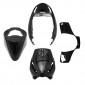 FAIRINGS/BODY PARTS FOR SCOOT PIAGGIO 50 ZIP 2000> GLOSS BLACK (4 PARTS KIT) -P2R- 3700948105320