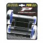 REVETEMENT POIGNEE PROGRIP MOTO OFF ROAD 708 DOUBLE DENSITE NOIR/BLEU 115mm (AVEC LOCK ON - LIVRER AVEC 5 EMBOUTS) (CROSS/MX) (PAIRE) 0801766091321