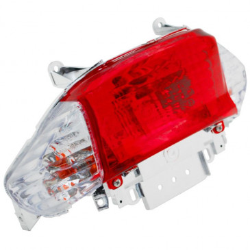 TAIL LIGHT FOR SCOOT CHINESE 50cc - QT3/BAOTIAN 50 BT49QT/SYM 50 ORBIT WITH FLASHERS- TRANSPARENTS -CEE APPROVED- -SELECTION P2R- 3700948259177