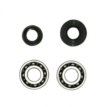 BEARING FOR CRANKSHAFT+SEALS FOR SCOOT P2R FOR MBK 50 BOOSTER, NITRO/YAMAHA 50 BWS, AEROX/APRILIA 50 SR/CPI 50 ARAGON/GENERIC 50 IDEO/KEEWAY 50 FOCUS (KIT 6204 TPI POLYAMID CASE C4) 3701213416141