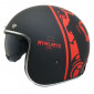 CASQUE JET MT LE MANS 2 SV DIVENIRE NOIR/ROUGE MAT XS 3700948190494