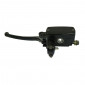 BRAKE MASTER CYLINDER (FRONT) UNIVERSAL THREADED FOR MIRROR -Ø 10mm BLACK - LEFT -P2R- 3700948106518