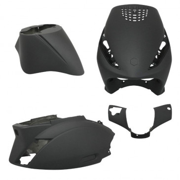 FAIRINGS/BODY PARTS FOR SCOOT PIAGGIO 50 ZIP 2000> MATT BLACK (4 PARTS KIT) -P2R- 3700948108475