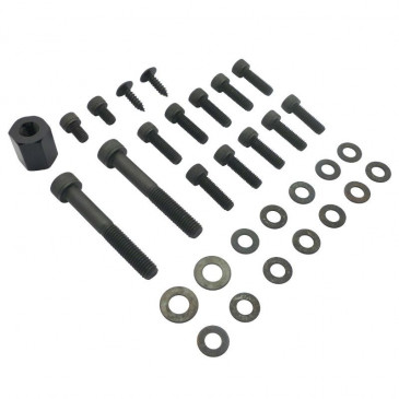 VIS DE CARROSSERIE/CARENAGE/CAPOTAGE REPLAY ACIER POUR MBK 50 BOOSTER/YAMAHA 50 BWS NOIR (KIT) 3700948204627