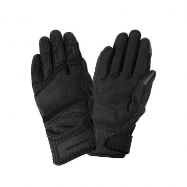 GLOVES- SPRING/SUMMER TUCANO FOR LADY- PENNA BLACK T 7 (S) (APPROVED EN13594:2015CE) (TOUCH SCREEN FUNCTION) 8026492120035