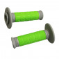 GRIP-PROGRIP OFF ROAD 783 DUAL DENSITY BASE COLOR GREY/GREEN 115mm (PAIR) (CROSS/MX) 0801766092670