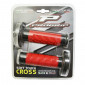 GRIP-PROGRIP OFF ROAD 783 DUAL DENSITY BASE COLOR BLACK/RED 115mm (PAIR) (CROSS/MX) 0801766092700