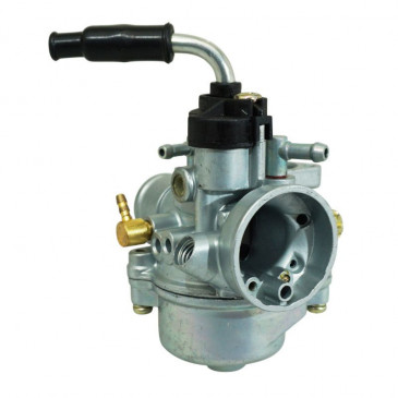 CARBURETOR FOR SCOOT P2R 17,5 - PHVA TYPE (TYPHO) (FLEXIBLE ASSEMBLY, WITH LUBRIFICATION, FOR AUTOMATIC CHOKE, ELBOW OUTPUT) 3700948110829