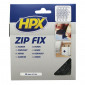 ADHESIVE TAPE HPX - SELF ADHESIVE ZIP FIX "HOOK" BLACK 20mm x 5M 5425014220377