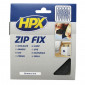 ADHESIVE TAPE HPX - SELF ADHESIVE ZIP FIX "STRAP" BLACK 20mm x 5M 5425014220957