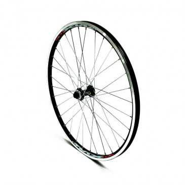 ROUE VTT DISQUE / PATIN BLOCAGE 26" M670 AVANT NOIR MOYEU SHIMANO ACERA QC400 CENTERLOCK NOIR RAYON ARGENT 3660429036263