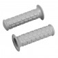 REVETEMENT POIGNEE ADAPTABLE CYCLO GRIS PAVE DIAM 22/24mm LONGUEUR 115mm (PAIRE) -SELECTION P2R- 3701213419449