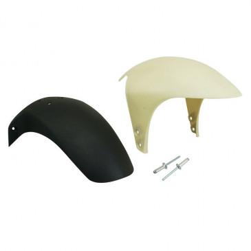 FRONT MUDGUARD FOR SCOOT GILERA 50-125 DNA 1997>2006 WHITE/BLACK 3700948115107