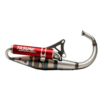 EXHAUST FOR SCOOT YASUNI Z VARNISHED FOR MBK 50 BOOSTER, STUNT/YAMAHA 50 BWS, SLIDER (RED SILENCER) -TUB306R- 8404016008081