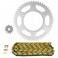 CHAIN AND SPROCKET KIT FOR DERBI 50 SENDA SM DRD RACING 2011>2017, DRD SM 2012>2017 420 11x53 (OEM SPECIFICATIONS) -AFAM- 5400598045035