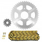 CHAIN AND SPROCKET KIT FOR RIEJU 50 RS2 MATRIX 2002>2003 420 13x47 (REAR SPROCKET Ø 55/90.5/8.5) (OEM SPECIFICATIONS) -AFAM- 5400598050589