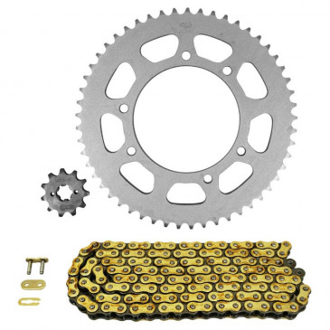 KIT CHAINE ADAPTABLE DERBI 50 SENDA SM X-RACE 2006>2011 420 11x53 (DIAM COURONNE 105/125/8,5) (DEMULTIPLICATION ORIGINE) -AFAM- 5400598045004