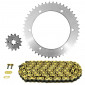 CHAIN AND SPROCKET KIT FOR KAWASAKI 125 KMX 1986>1998 428 14x48 (REAR SPROCKET Ø 134/150/8.5) (OEM SPECIFICATIONS) -AFAM- 5400598039621