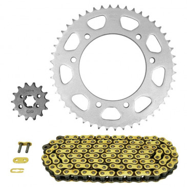 CHAIN AND SPROCKET KIT FOR YAMAHA 125 XT X 2005>2011 428 14x48 (REAR SPROCKET Ø 105/125/8.5) (OEM SPECIFICATIONS) -AFAM- 5400598033711