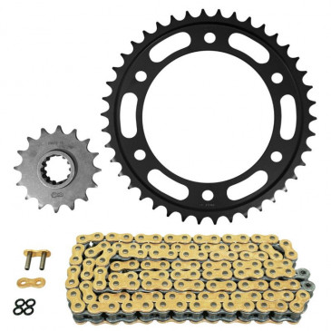 CHAIN AND SPROCKET KIT FOR HONDA 600 CBR RR 2003>2006 525 16x42 (REAR SPROCKET Ø 134/160/10.25) (OEM SPECIFICATIONS) -AFAM- 5400598030598