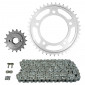 CHAIN AND SPROCKET KIT FOR HONDA 750 VT C SHADOW 1997>2008, VT C SHADOW AERO 2009>, VT C2 SHADOW 1997>2001 525 17x41 (REAR SPROCKET Ø 112/138/12.25) (OEM SPECIFICATIONS) -AFAM- 5400598031076