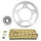 CHAIN AND SPROCKET KIT FOR HONDA 1000 XL V VARADERO 1999>2011 525 16x47 (REAR SPROCKET Ø 112/138/12.25) (OEM SPECIFICATIONS) -AFAM- 5400598031724