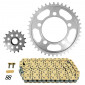 CHAIN AND SPROCKET KIT FOR KTM 990 SM SUPERMOTO 2008>2010 525 17x41 (REAR SPROCKET Ø 101/124/14.25) (OEM SPECIFICATIONS) -AFAM- 5400598048425