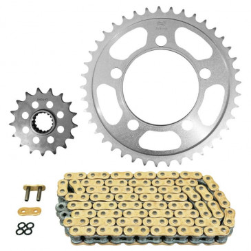 CHAIN AND SPROCKET KIT FOR KTM 990 SM SUPERMOTO 2008>2010 525 17x41 (REAR SPROCKET Ø 101/124/14.25) (OEM SPECIFICATIONS) -AFAM- 5400598048425