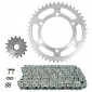 CHAIN AND SPROCKET KIT FOR SUZUKI 600 GSX-R 1997 525 16x45 (REAR SPROCKET Ø 120/140/10.5) (OEM SPECIFICATIONS) -AFAM- 5400598037863