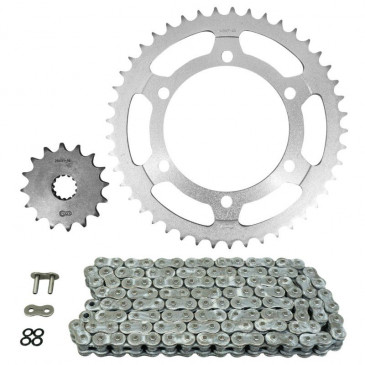 CHAIN AND SPROCKET KIT FOR SUZUKI 600 GSX-R 1997 525 16x45 (REAR SPROCKET Ø 120/140/10.5) (OEM SPECIFICATIONS) -AFAM- 5400598037863