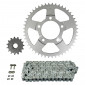 CHAIN AND SPROCKET KIT FOR SUZUKI 800 VZ MARAUDER 1997>2004 530 15x48 (REAR SPROCKET Ø 87/110/10.5) (OEM SPECIFICATIONS) -AFAM- 5400598038464