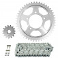 CHAIN AND SPROCKET KIT FOR SUZUKI 650 GSF N BANDIT 2005>2006 530 15x47 (REAR SPROCKET Ø 87/110/10.5) (OEM SPECIFICATIONS) -AFAM- 5400598038044