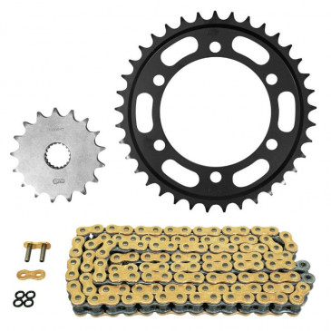 CHAIN AND SPROCKET KIT FOR TRIUMPH 1200 T120 BONNEVILLE 2016>2019 525 17x37 (REAR SPROCKET Ø 106/125/10.5) (OEM SPECIFICATIONS) -AFAM- 5400598051678